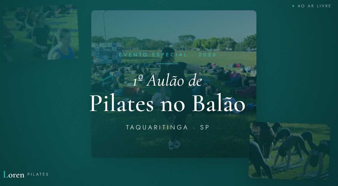 1º Aulão de Pilates no Balão